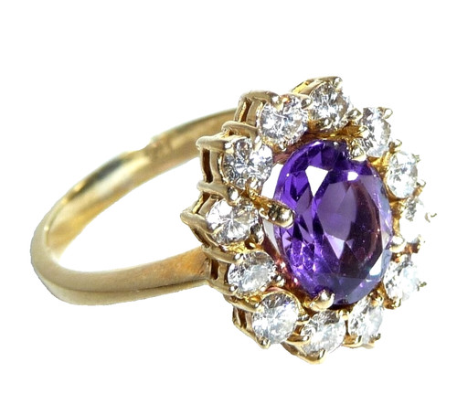 Ring 750 gelbgold ct - ring, 0.96
