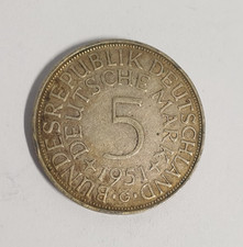 5 Mark DM Münze 1951