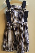 Isar-Trachten Mädchen Dirndl Trachten-/ Freizeitkleid Gr. 116 schön gut