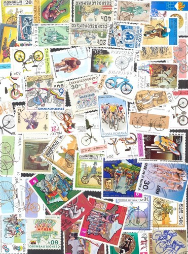 100 verschiedene briefmarken - 100,