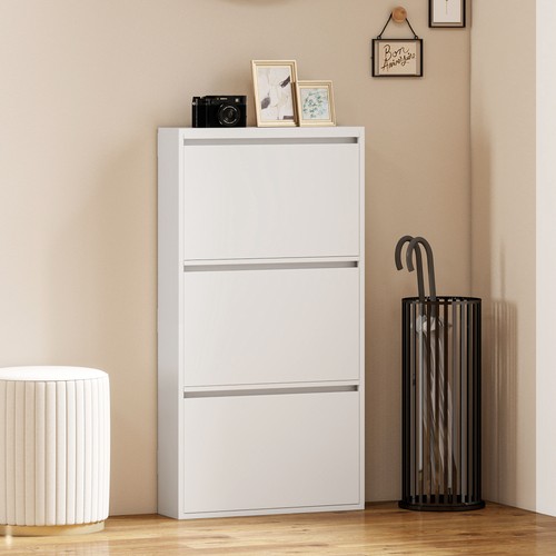 Homcom schuhschrank mit - schuhschrank, 3