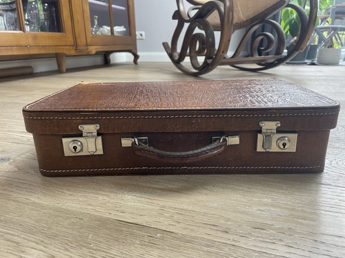 Oldtimer koffer echtleder - oldtimer,
