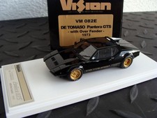 Make Up Vision #VM 082E De Tomaso Pantera GTS 1973 Over Fender black - 1:43 RAR
