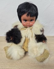 Künstlerpuppe Vinylpuppe Memeluck Inuit Eskimo 28 cm Sammler Rarität Vintage