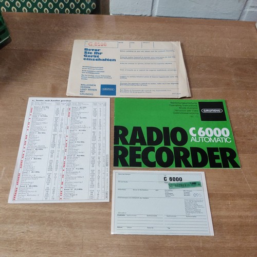 Grundig radio recorder c6000 - grundig,