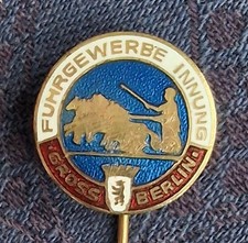 Anstecknadel Vorkrieg Fuhrgewerbe Innung Gross-Berlin