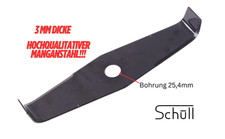 2-Zahn Mulchmesser für