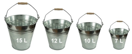 Zinkeimer liter mit - liter,