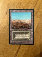 Alte MAGIC Sammlung BUSCHLAND DUAL Doppelland Deutsch Limited Scrubland