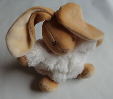 Kaloo Kuscheltier Plüschtier Hase in Weiss ca.18 cm. (ohne Ohren)