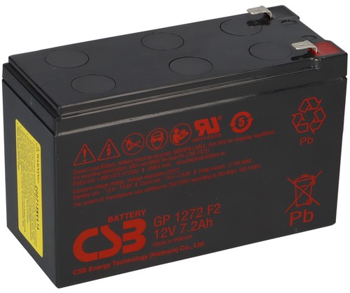Csb blei akku gp1272 12v - f2,