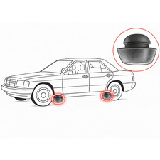 W201 190er Wagenheberaufnahme