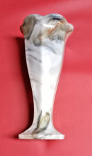 Art Deco Vase Glas marmoriert