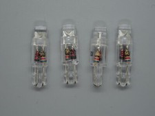 4 x Led 12V Sockel T5 W2x4.6d