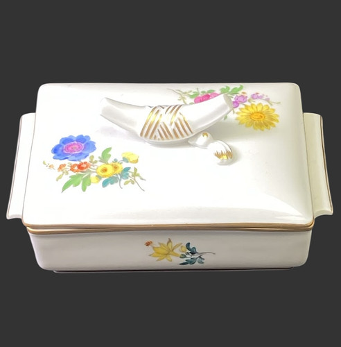 Meissen porzellan dose - porzellan,