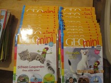 24 Hefte Geo Mini guter Zustand 2012 - 2013