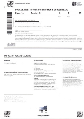 Konzertticket - 2x,