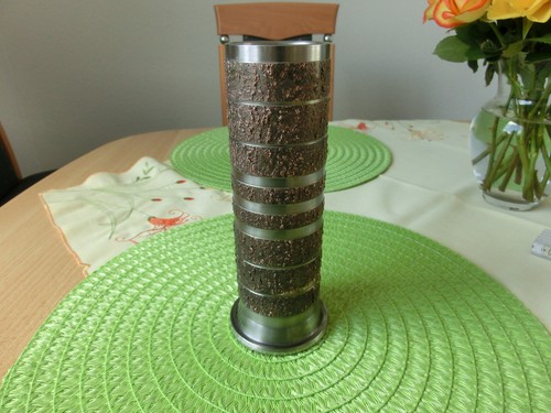 Blumenvase aus edelstahl - blumenvase,