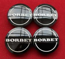 ? 4x Borbet Felgendeckel / Nabendeckel / Felgenkappen 56mm