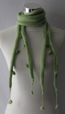 Strick Schal Häkelblumen   Hippie Boho, Festival Handarbeit Unikat Waldfee