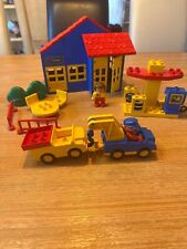 Lego Duplo 2657 Gas Station Werkstatt Zapfsäule Tankstelle Abschlepper komplett