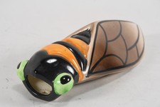 N91B22- Art Deco Majolika Wandvase Zikade 