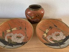 2 Schalen mit Fuß + 1