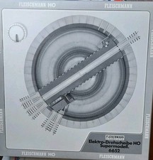 Fleischmann H0 6652 elektr. Drehscheibe, neuwertig in OVP