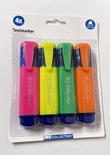 4 Stück Textmarker Set rosa
