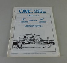 Teilekatalog Johnson Evinrude Außenborder / Outboards 100 Models Stand 3/1985