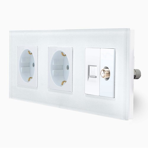 Schuko steckdose lan netzwerk - steckdose,