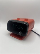 Meister -Anker Digitalwecker - 1970er Vintage Wecker Space Age Orange