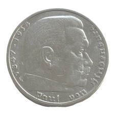 5 REICHSMARK SILBER-1935-PAUL VON HINDENBURG A-VARIANTE