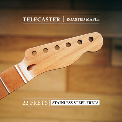 Telecaster hals roasted - telecaster,
