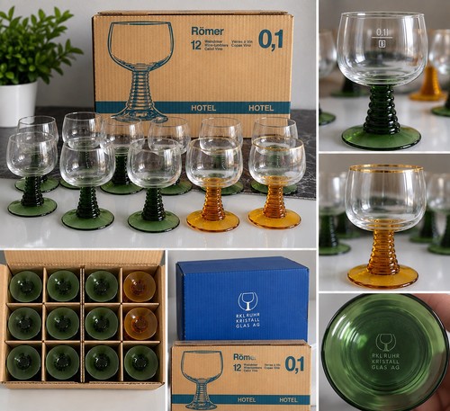 Vintage römer weingläser - 12,