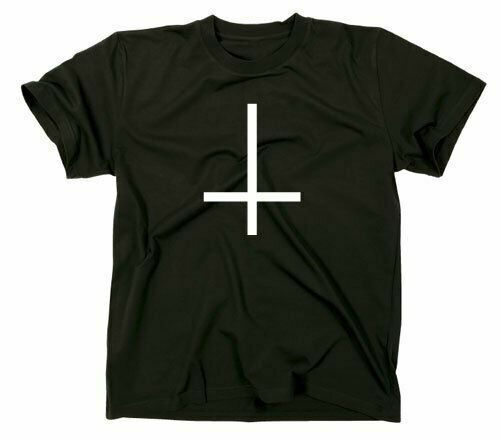 Umgedrehtes kreuz shirt - umgedrehtes,