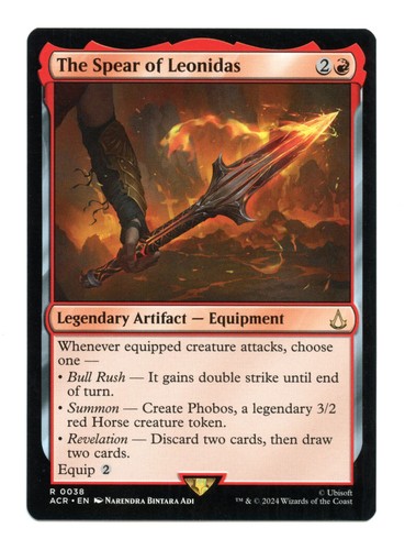 Mtg the spear - |, leonidas