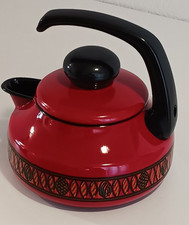 Silit Wasserkessel rot 70er