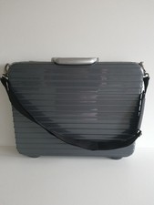 Rimowa Limbo Attache Aktenkoffer Tragegurt Zahlenschloss grau Polycarbonat