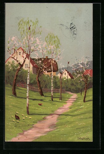Künstler alfred mailick - künstler-ak,