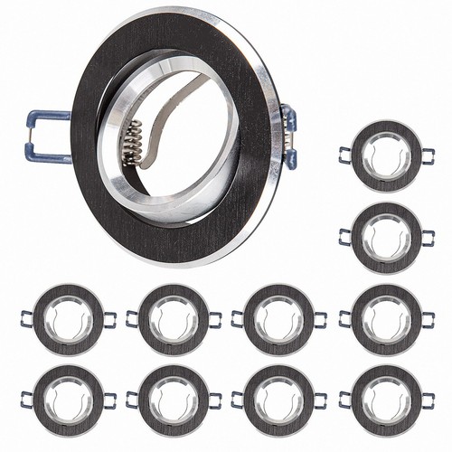 10x einbaurahmen mr16 - mr16, 68mm