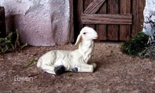 Schaf liegend aus Polyresin