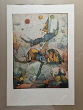 Gerhard Hofmann Kunstdruck Jongleur 1983 e.a.