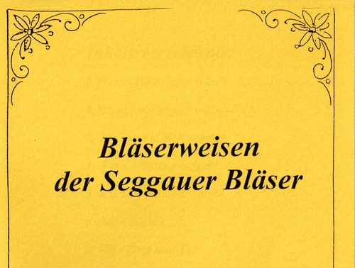 Noten bläserweisen der - noten,