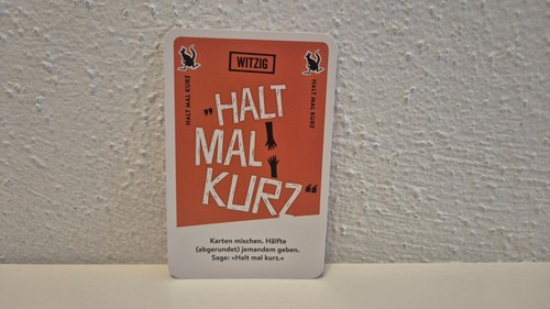 Halt mal kurz - mal, kosmos