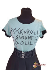 T-Shirt Damen, "Rock`n Roll Saved my Soul" Rockabilly Rumble59 , 50er Rockabella