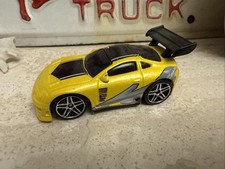 HOT WHEELS 2003 DIE CAST TOYOTA SUPRA METALLIC YELLOW & BLACK SPOILER RARE LOOSE