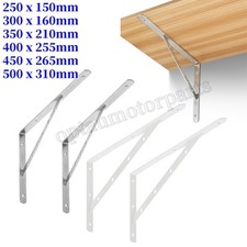 1-4x Edelstahl Regalträger