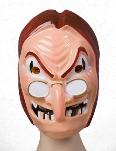 Hexenmaske rotes haar mit - haar,