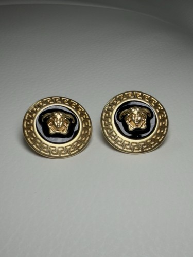 Versace greca runde - greca, ohrstecker
